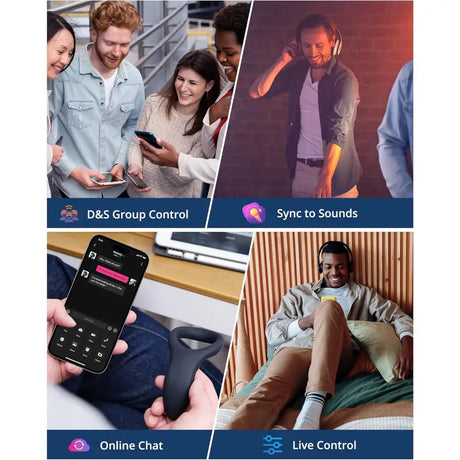 Lovense Diamo – App-controlled Vibrating Cock Ring (perineum Stimulation) - Save 20% - Lovense App & Long-distance Control - Sale United