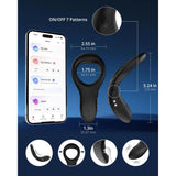 Lovense Diamo – App-controlled Vibrating Cock Ring (perineum Stimulation) - Save 20% - Lovense App & Long-distance Control - Sale United
