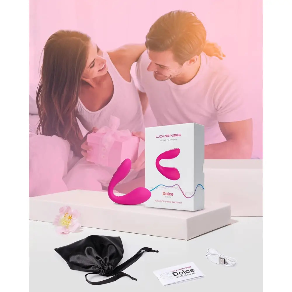 Lovense Dolce (previously Quake) – App-controlled Couples Vibrator (dual Stim) - Save 15% - Lovense App Control Dual Clit & G-spot