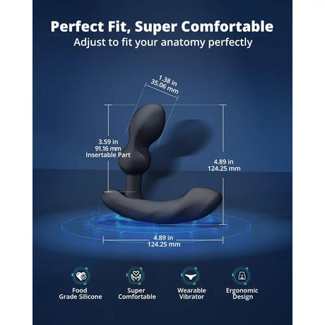 Lovense Edge 2 – App-controlled Prostate Massager with Dual Motors - Save 30% - Sex Toy Uk - Anal Vibrators United Kingdom Stoke-on-trent