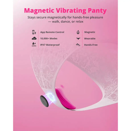 Lovense Ferri Wearable Panty Vibrator – App Controlled Magnetic Sex Toy - Save 20% - App-controlled Uk - United Kingdom Stoke-on-trent