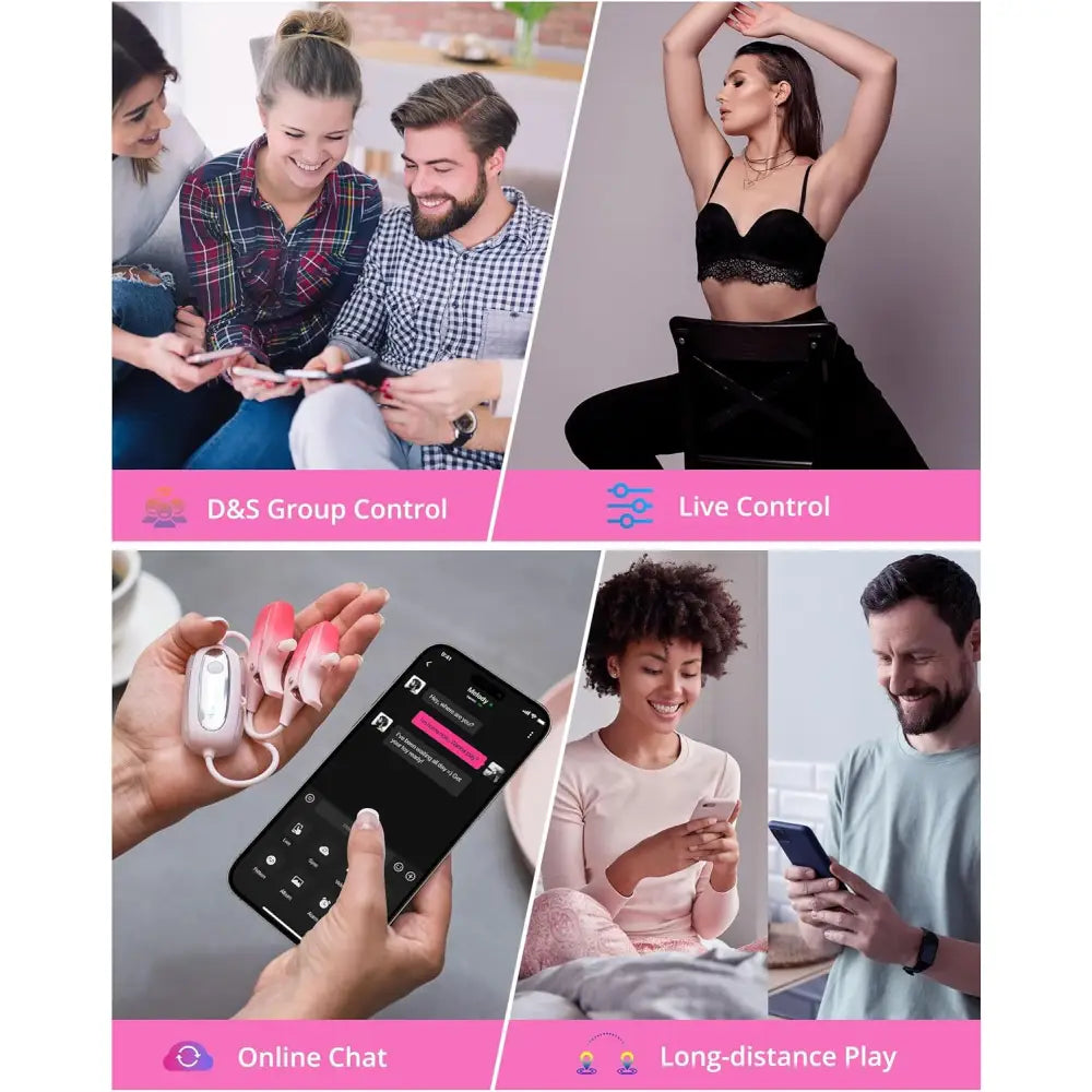 Lovense Gemini Adjustable Vibrating Nipple Clamps – App Controlled Sex Toy - Save 10% - App-controlled Uk - Sale United Kingdom