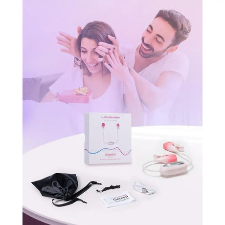 Lovense Gemini Adjustable Vibrating Nipple Clamps – App Controlled Sex Toy - Save 10% - App-controlled Uk - Sale United Kingdom