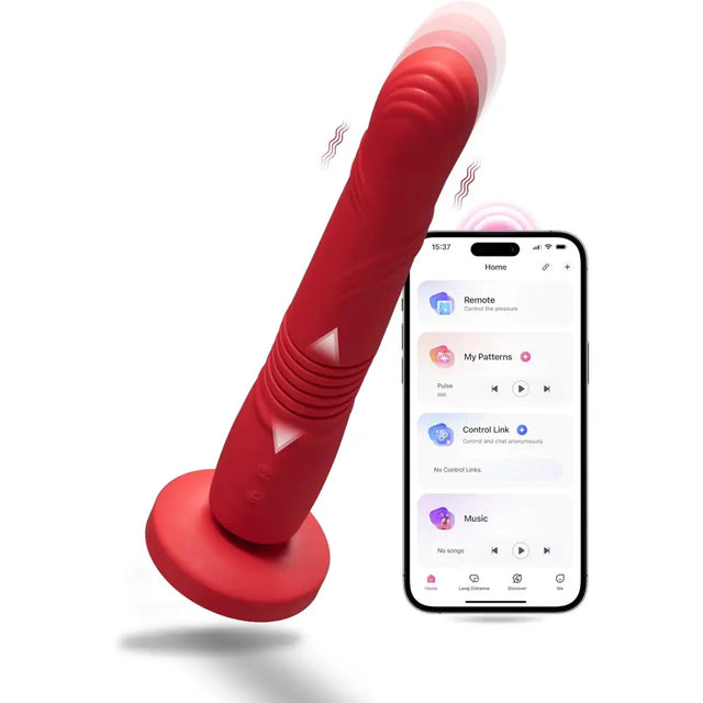 Lovense Gravity Thrusting & Vibrating Dildo – App Controlled Sex Toy - Save 20% - App-controlled Uk - Vibrator United Kingdom Stoke-on-trent