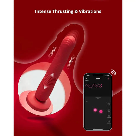 Lovense Gravity Thrusting & Vibrating Dildo – App Controlled Sex Toy - Save 20% - App-controlled Uk - Vibrator United Kingdom Stoke-on-trent