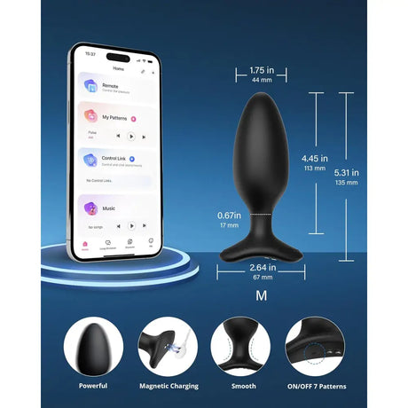 Lovense Hush 2 Vibrating Butt Plug (1.75’’) – App Controlled Sex Toy - Save 5% - 1.75’’ | App-controlled Uk - Anal Dildos United Kingdom
