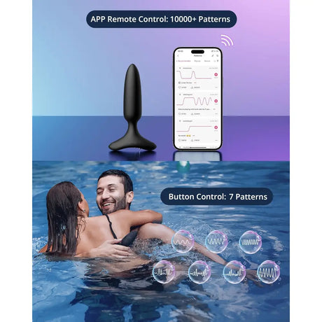 Lovense Hush 2 Vibrating Butt Plug – App Controlled Sex Toy (1 Inch) - Save 15% - App-controlled Uk - Anal Dildos United Kingdom