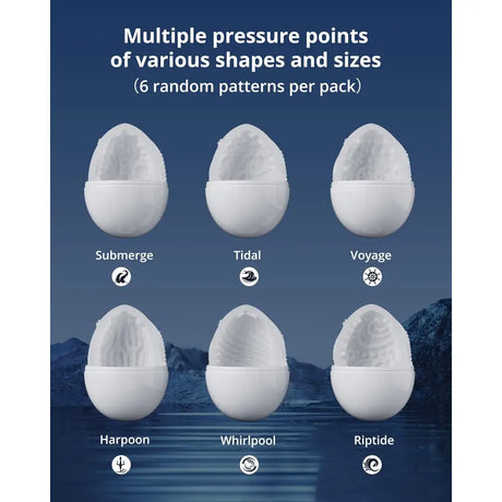 Lovense Kraken 6-pack Masturbator Eggs – Disposable Male Sex Toy Set - Save 15% - Uk - Sale United Kingdom Stoke-on-trent