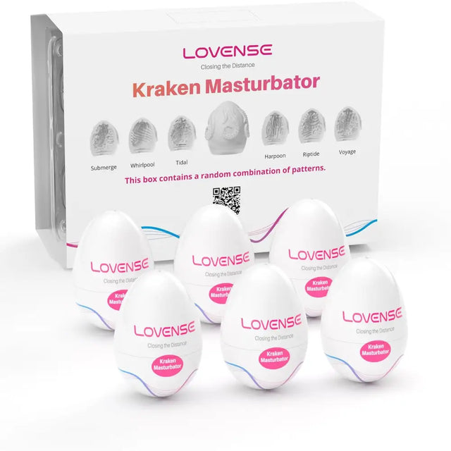 Lovense Kraken 6-pack Masturbator Eggs – Disposable Male Sex Toy Set - Save 15% - Uk - Sale United Kingdom Stoke-on-trent