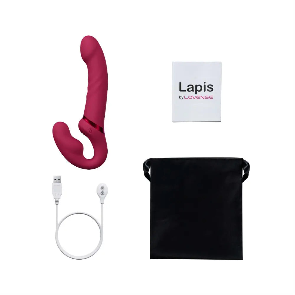 Lovense Lapis Strapless Strap-on – App Controlled Double-ended Sex Toy - Save 20% - App-controlled Couples Uk - Sale United Kingdom