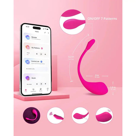 Lovense Lush 2 Wearable Vibrating Egg – App Controlled Sex Toy - Save 15% - App-controlled Uk - Vibrator United Kingdom Stoke-on-trent