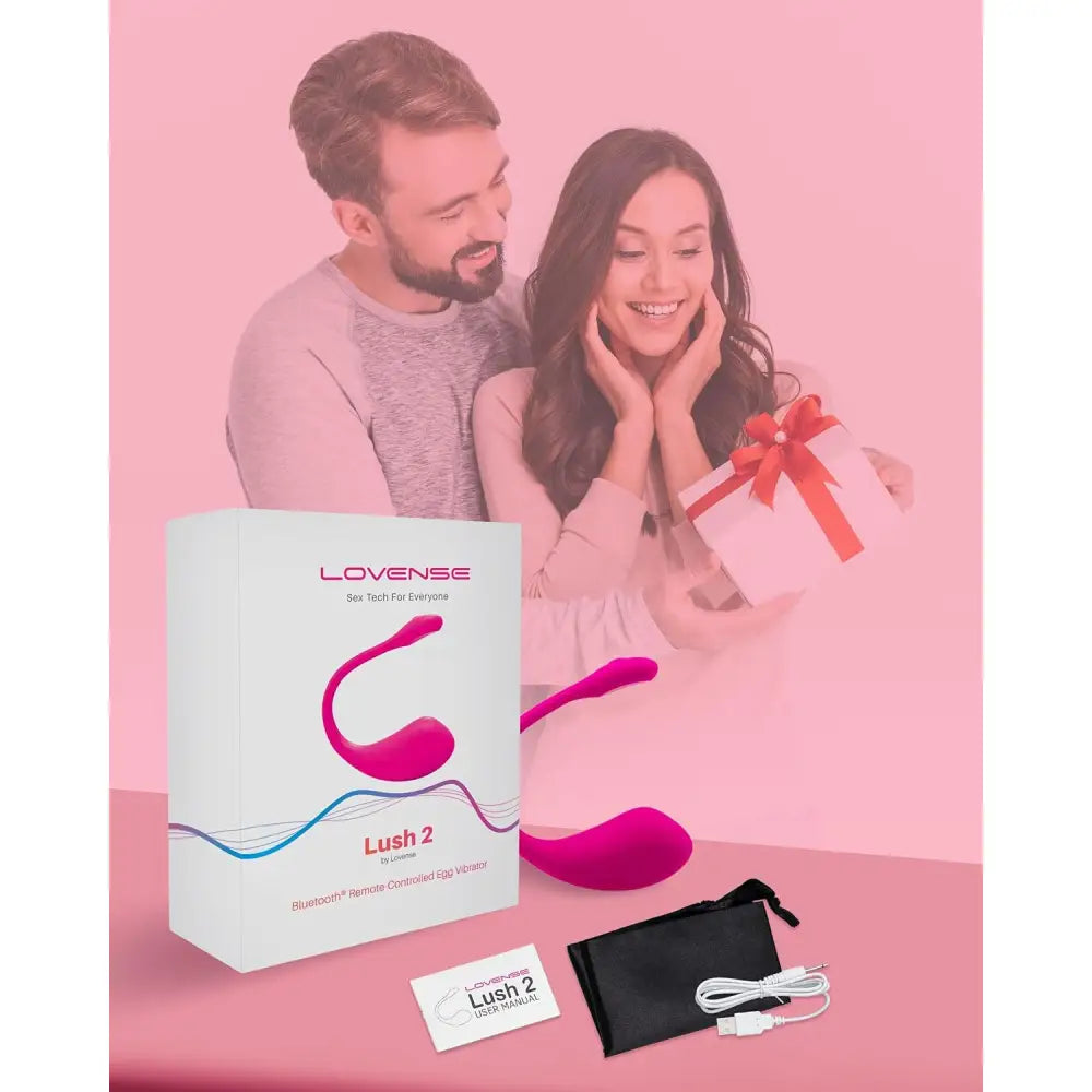 Lovense Lush 2 Wearable Vibrating Egg – App Controlled Sex Toy - Save 15% - App-controlled Uk - Vibrator United Kingdom Stoke-on-trent