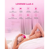 Lovense Lush 4 Vibrating Egg – App Controlled Sex Toy with Led Tail - Save 20% - App-controlled Uk - Vibrator United Kingdom Stoke-on-trent