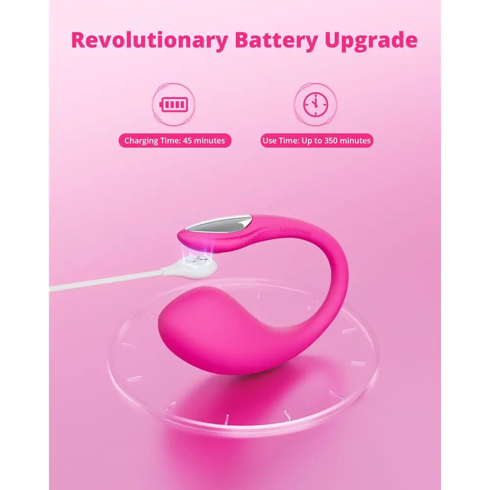 Lovense Lush 4 Vibrating Egg – App Controlled Sex Toy with Led Tail - Save 20% - App-controlled Uk - Vibrator United Kingdom Stoke-on-trent