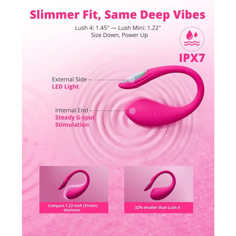 Lovense Lush Mini Wearable Love Egg Vibrator – App Controlled Sex Toy - Save 20% - Uk - United Kingdom Stoke-on-trent