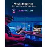 Lovense Solace Pro Automatic Thrusting Male Masturbator with Table Stand - Save 15% - App-controlled Sex Toy Uk - Sale United Kingdom