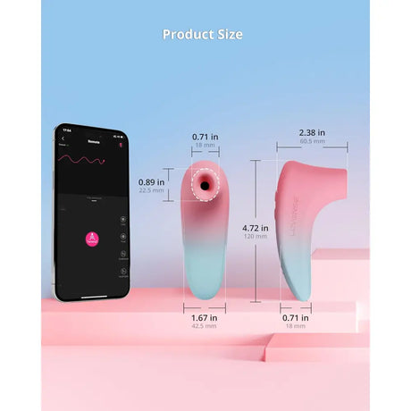 Lovense Tenera 2 Pulsesense Clit Sucker – App Controlled Waterproof Sex Toy - Save 10% - Quiet App-controlled - Vibrator United Kingdom