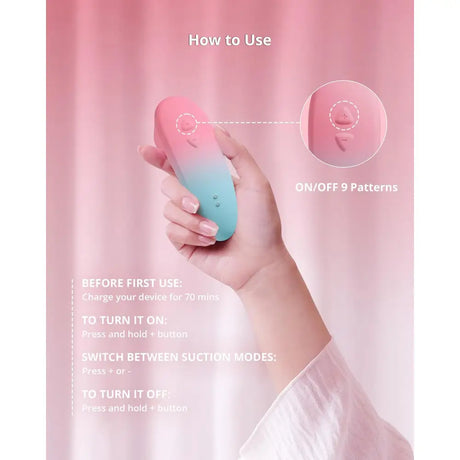Lovense Tenera 2 Pulsesense Clit Sucker – App Controlled Waterproof Sex Toy - Save 10% - Quiet App-controlled - Vibrator United Kingdom