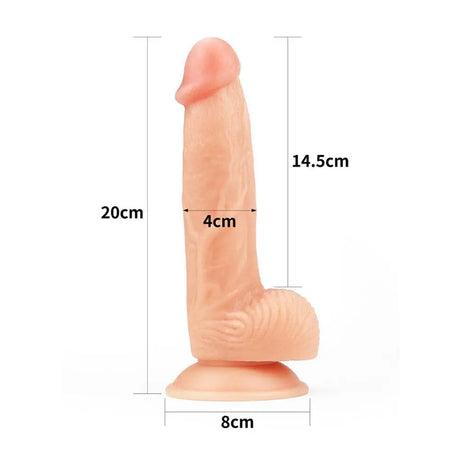 Lovetoy 8 Inch the Ultra Soft Dude Dildo - Save 25% - the - Fast Shipping - United Kingdom Stoke-on-trent