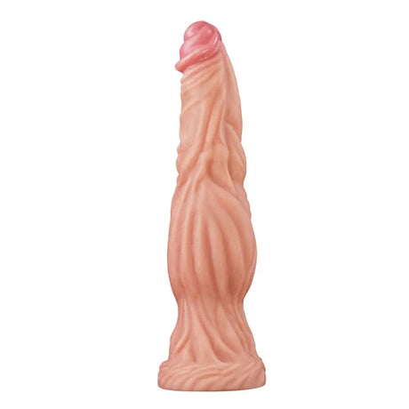 Lovetoy 9.5 Inch Dual Layered Silicone Cock Flesh Pink - Save 25% - Fast Shipping - Dildo United Kingdom Stoke-on-trent