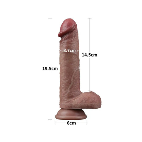 Lovetoy Dual Layered Silicone Dildo 7.5 Inches - Save 15% - Fast - United Kingdom Stoke-on-trent