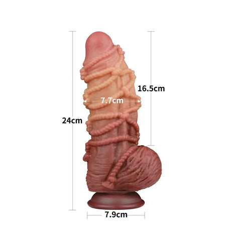 Lovetoy Extreme Dildo with Rope Pattern - Save 30% - with - Fast Shipping - United Kingdom Stoke-on-trent