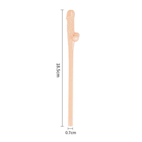 Lovetoy Pack of 9 Willy Straws Flesh Pink - Save 30% - of - Fast Shipping - Sale United Kingdom Stoke-on-trent
