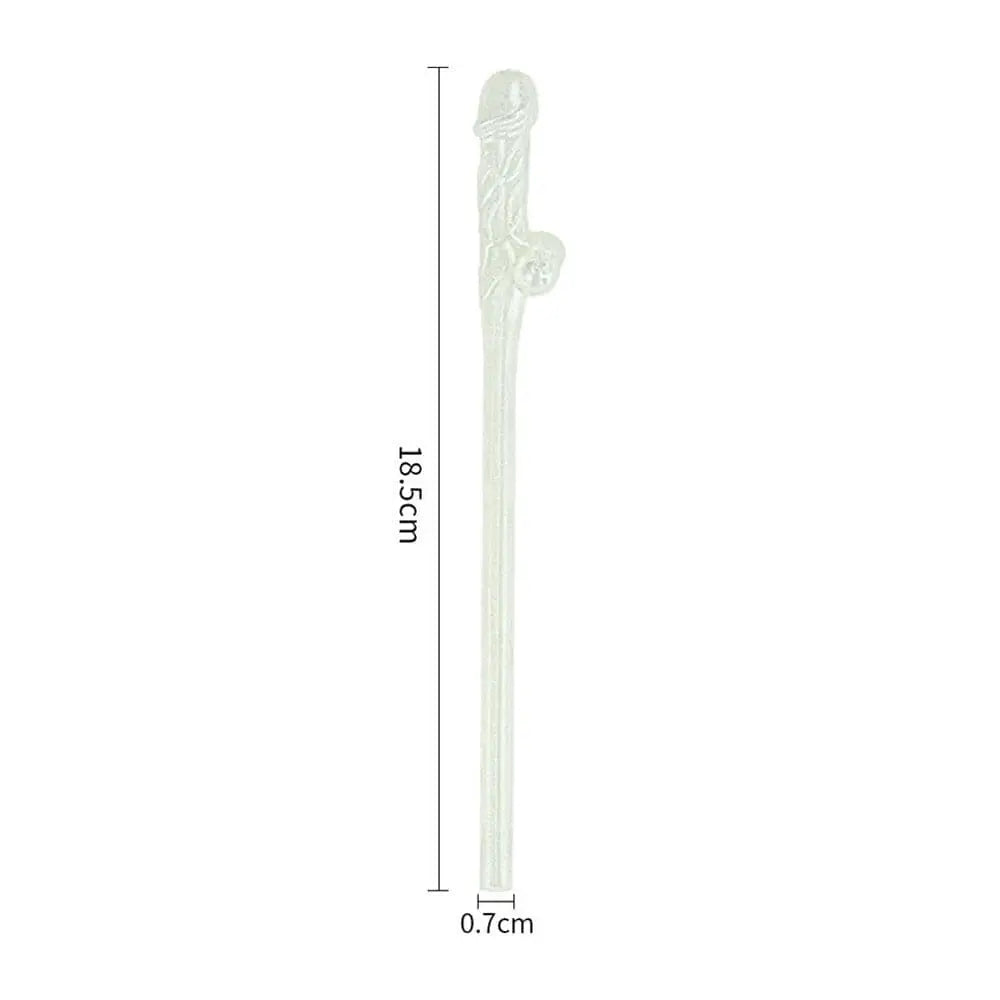 Lovetoy Pack of 9 Willy Straws Glow in the Dark - Save 30% - of in the - Fast Shipping - Sale United Kingdom Stoke-on-trent