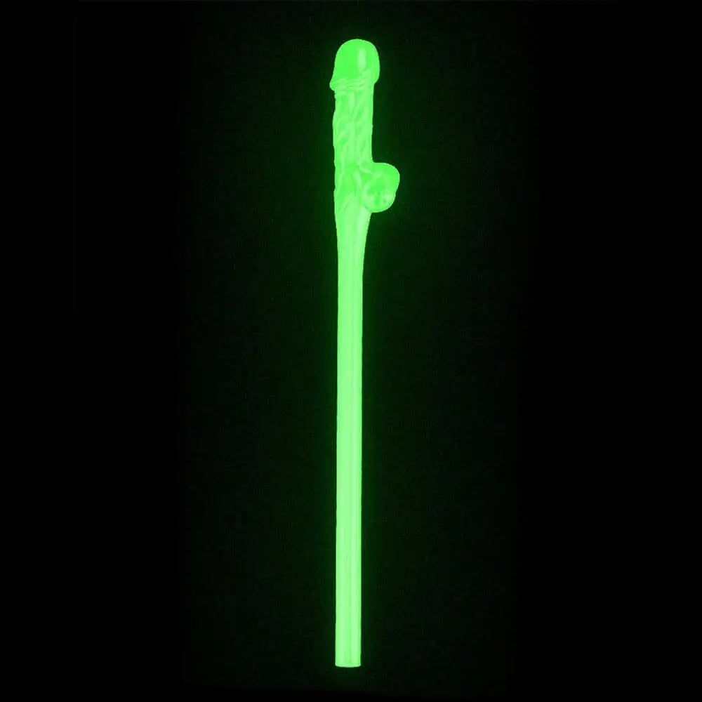 Lovetoy Pack of 9 Willy Straws Glow in the Dark - Save 30% - of in the - Fast Shipping - Sale United Kingdom Stoke-on-trent