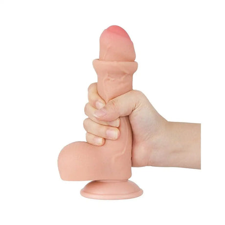 Lovetoy Sliding Easy Bend Skin Dildo 7 Inch - Save 30% - Fast Shipping - United Kingdom Stoke-on-trent