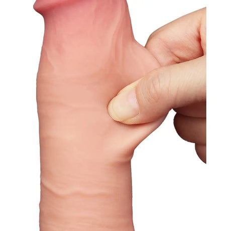 Lovetoy Sliding Easy Bend Skin Dildo 8 Inch - Save 25% - Fast Shipping - United Kingdom Stoke-on-trent