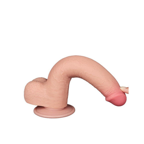 Lovetoy alunecare ușoară dildo piel de 9 inch