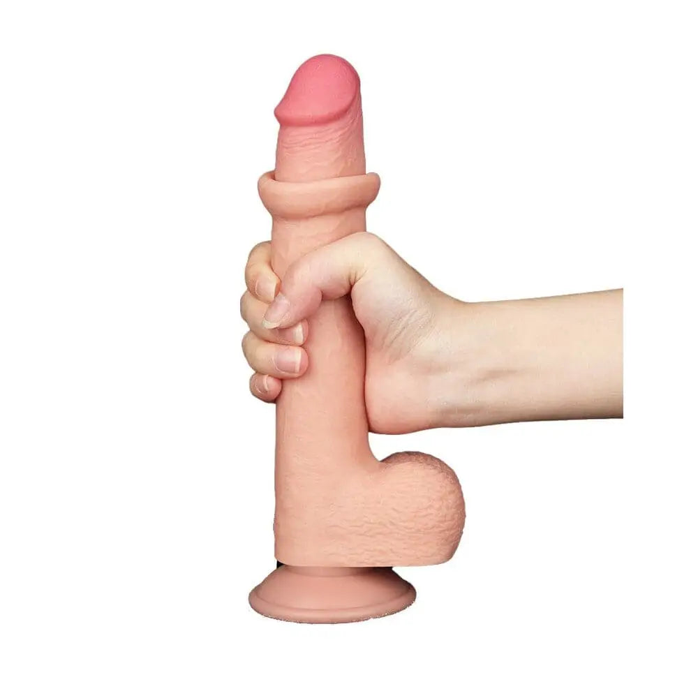 Lovetoy Sliding Easy Bend Skin Dildo 9 Inch - Save 25% - Fast Shipping - United Kingdom Stoke-on-trent