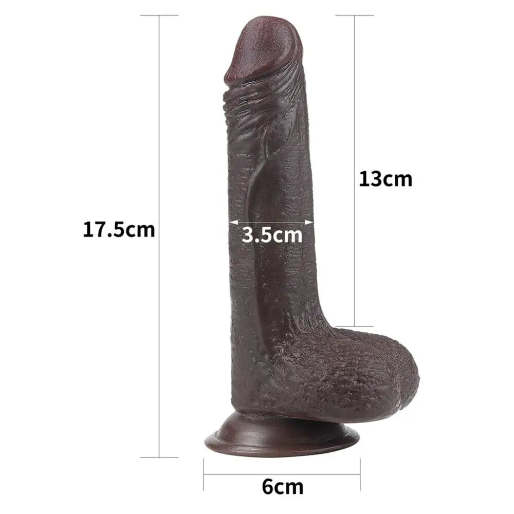 Lovetoy Sliding Skin 7 Inch Dong - Save 25% - Fast Shipping - Dildo United Kingdom Stoke-on-trent