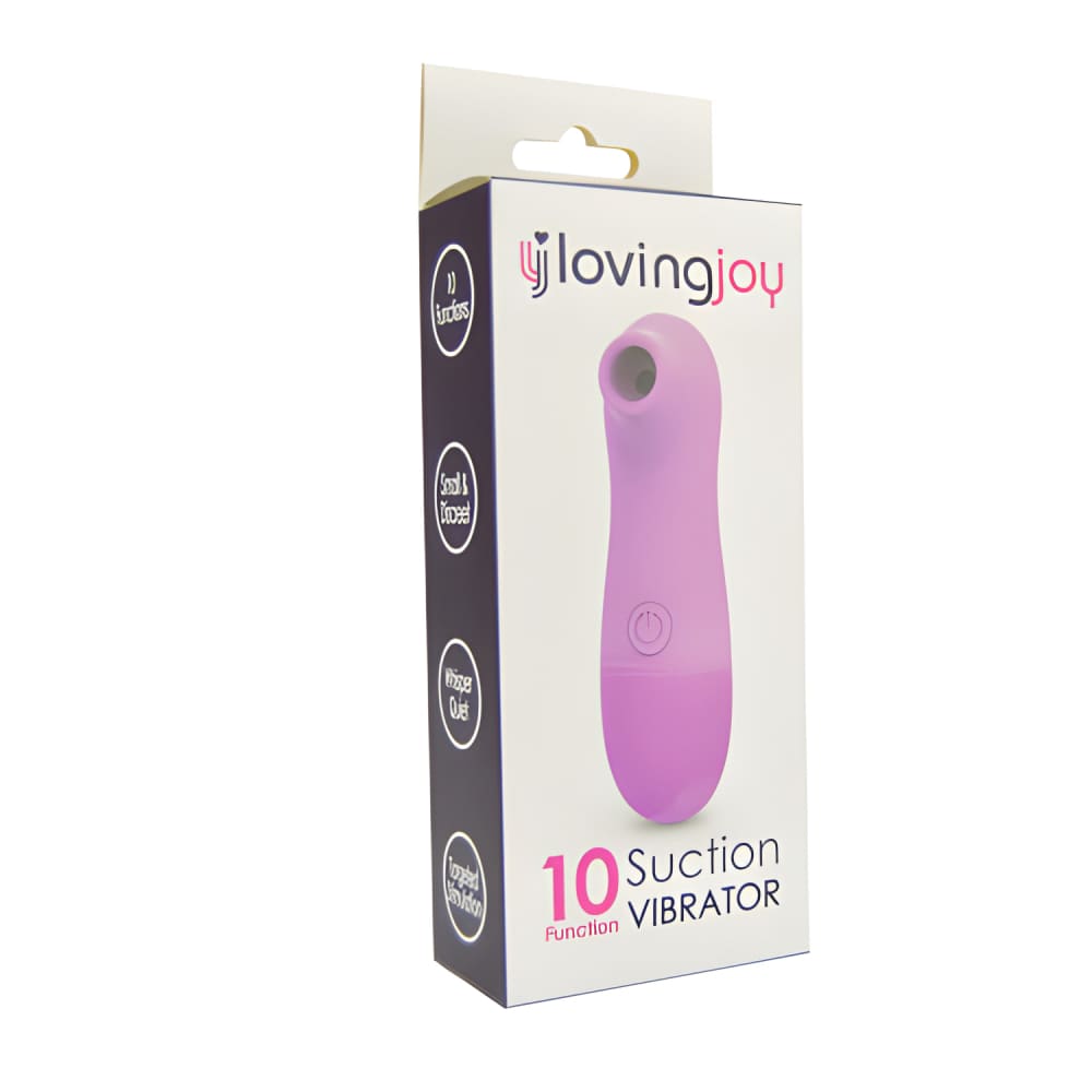 Loving Joy 10 Function Clitoral Suction Vibrator Pink - Vibrators - Save 20%