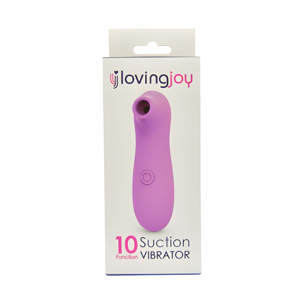 Loving Joy 10 Function Clitoral Suction Vibrator Pink - Vibrators - Save 20%