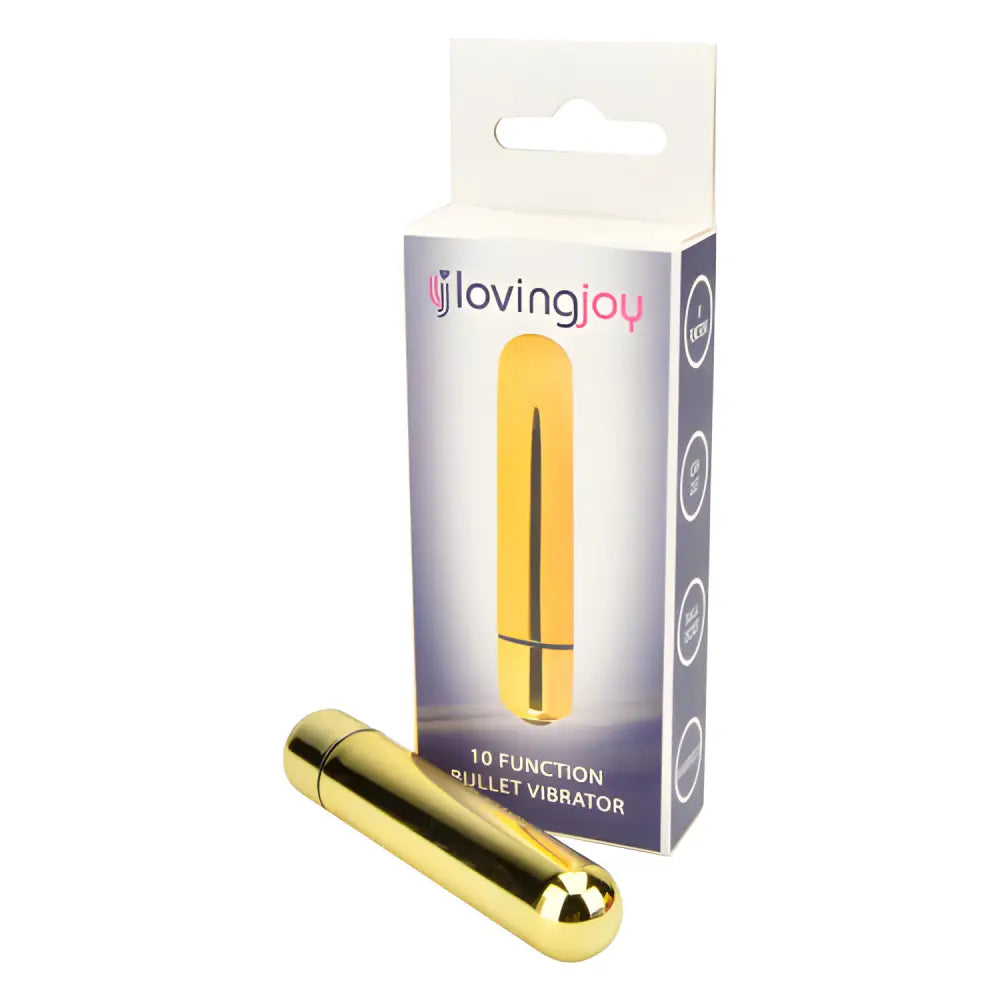 Loving Joy 10 Function Gold Bullet Vibrator - Vibrators - Save 25% - Fast Shipping - Sale United Kingdom Stoke-on-trent