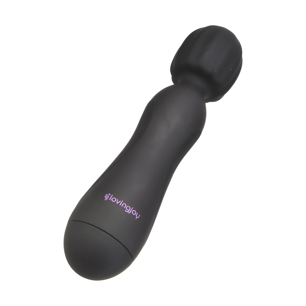 Loving Joy 10 Function Magic Wand Vibrator Black - Vibrators - Save 20%