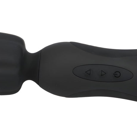 Loving Joy 10 Function Magic Wand Vibrator Black - Vibrators - Save 30%