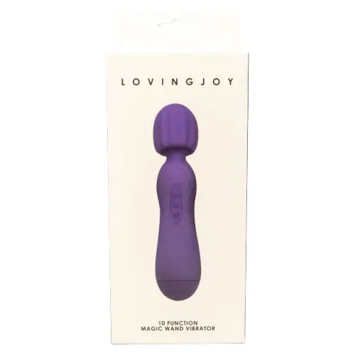 Loving Joy 10 Function Magic Wand Vibrator Purple - Vibrators - Save 15% - Fast - United Kingdom Stoke-on-trent