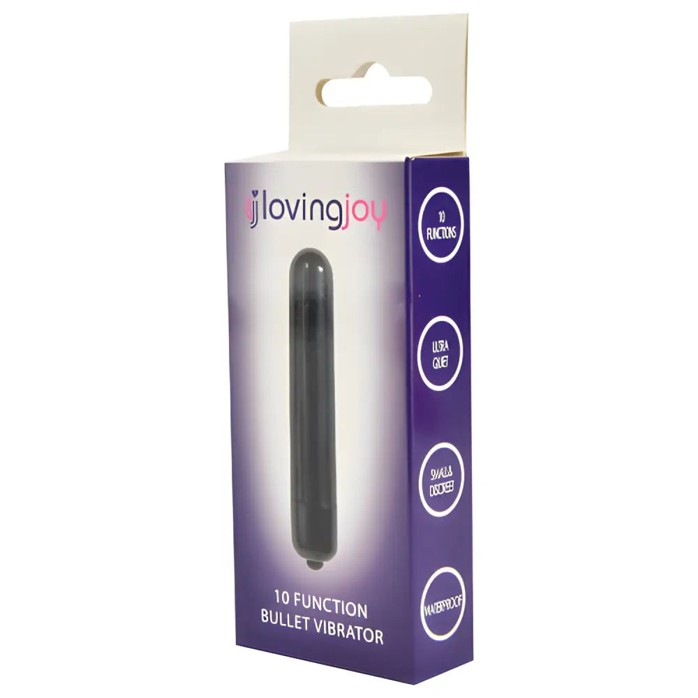 Loving Joy 10 Function Obsidian Bullet Vibrator - Vibrators - Save 25% - Fast Shipping - Sale United Kingdom Stoke-on-trent