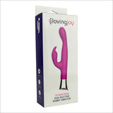 Loving Joy 10 Function Slim Silicone Rabbit Vibrator Purple - Vibrators - Save 15% - United Kingdom Stoke-on-trent
