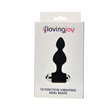 Loving Joy 10 Function Vibrating Anal Beads - Save 20% - Vibrators