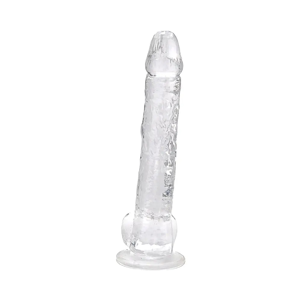 Loving Joy 11 Inch Dildo with Balls Clear - Dildos - Save 25% - Fast Shipping - United Kingdom Stoke-on-trent