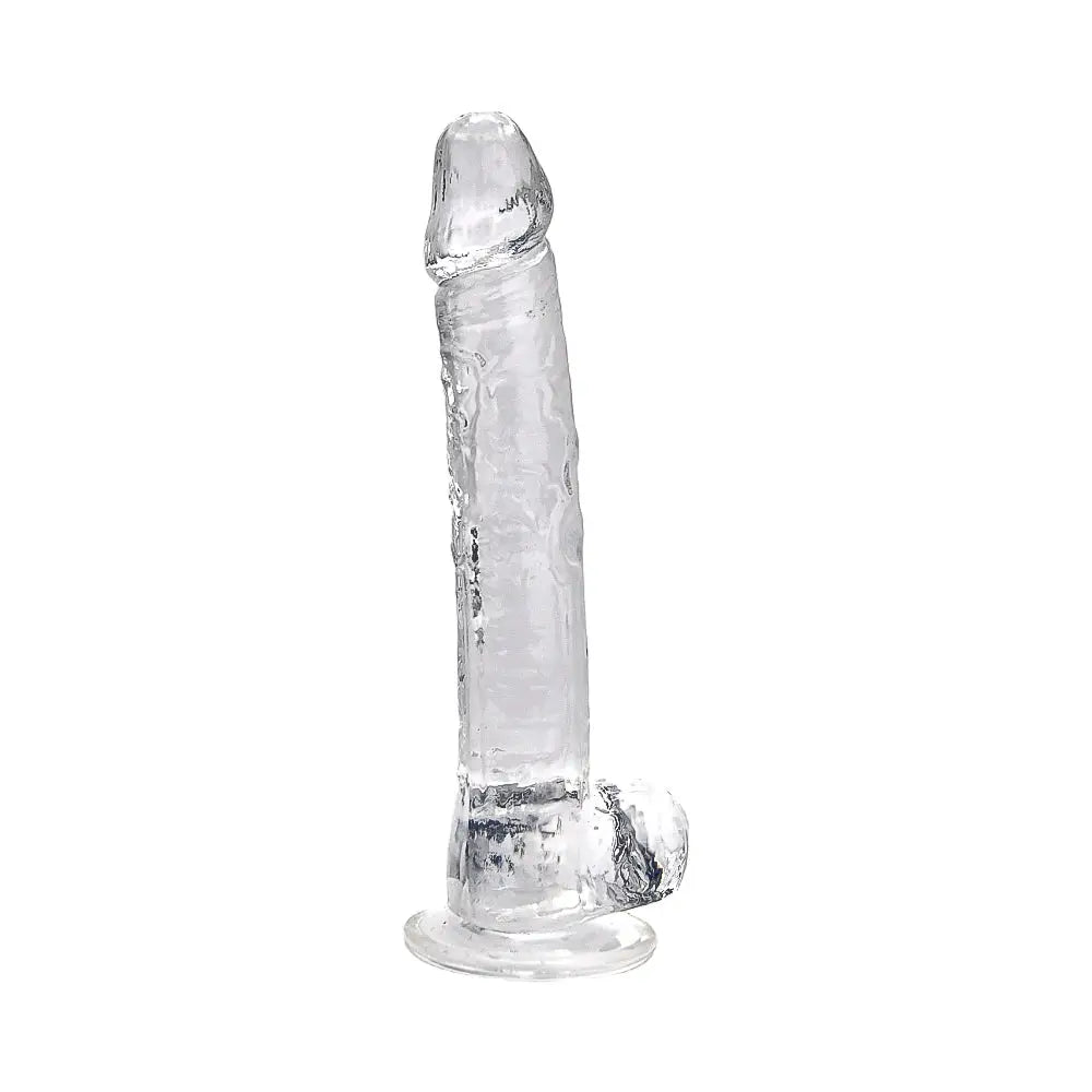 Loving Joy 11 Inch Dildo with Balls Clear - Dildos - Save 25% - Fast Shipping - United Kingdom Stoke-on-trent