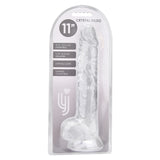 Liebevolle Freude 11 -Zoll -Dildo mit Klar Bällen