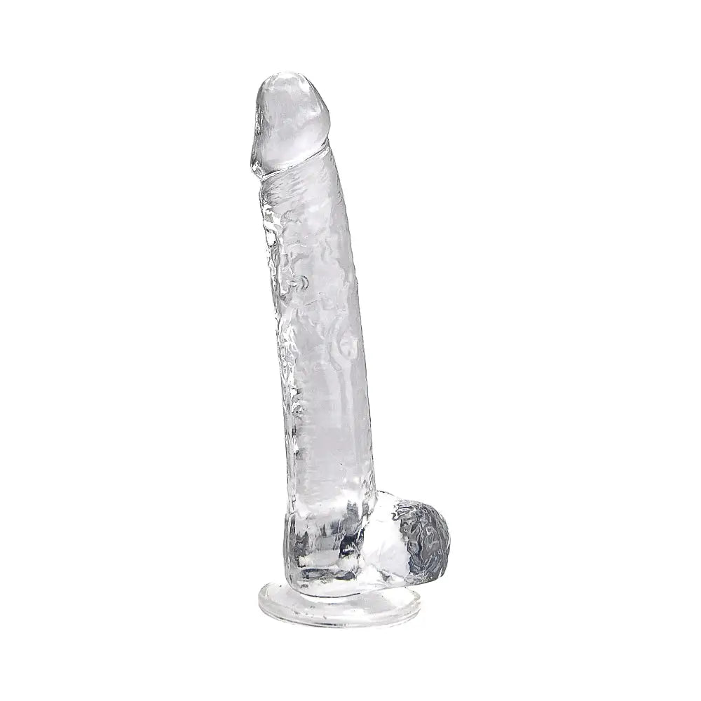 Loving Joy 11 Inch Dildo with Balls Clear - Dildos - Save 25% - Fast Shipping - United Kingdom Stoke-on-trent