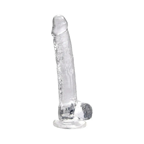Loving Joy 11 Inch Dildo with Balls Clear - Dildos - Save 25% - Fast Shipping - United Kingdom Stoke-on-trent