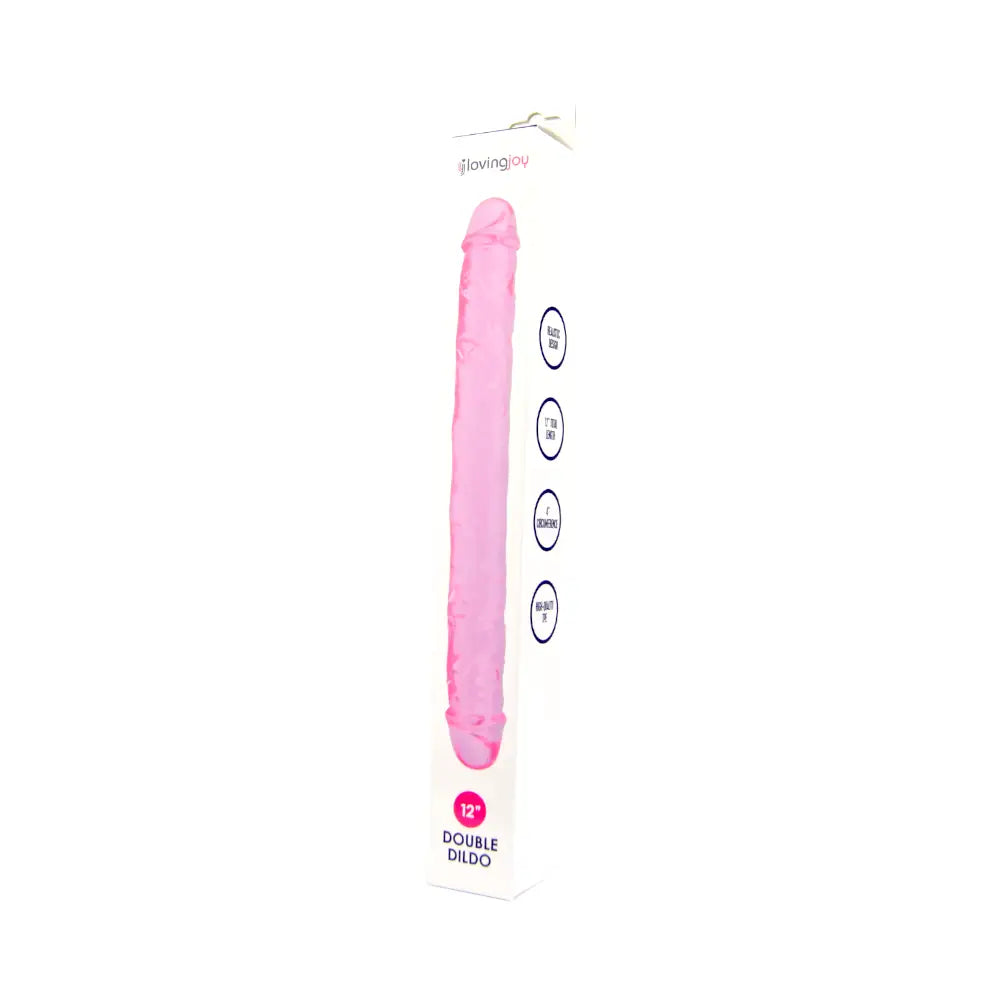 Loving Joy 12 Inch Double Dildo Pink - Ended Dildos - Save 25% - Fast Shipping - Anal United Kingdom Stoke-on-trent
