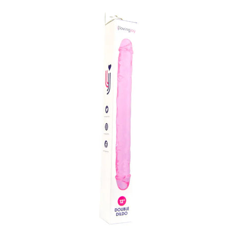 Loving Joy 12 Inch Double Dildo Pink - Ended Dildos - Save 25% - Fast Shipping - Anal United Kingdom Stoke-on-trent